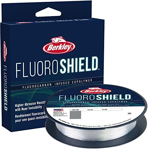Berkley FluoroShield Fluorocarbon Fishing Line, Clear by Berkley