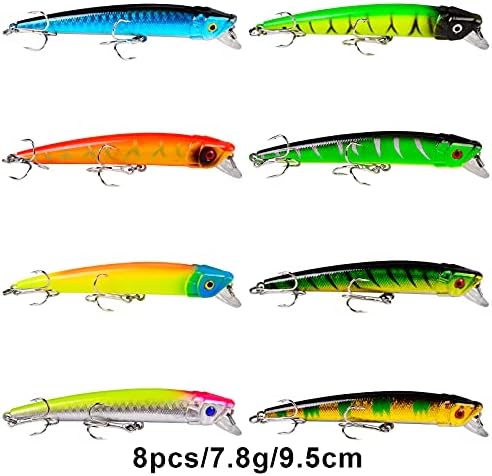 Bass Fishing Lures Kit Set Topwater Hard Baits Minnow Crankbait Pencil VIB Swimbait for Bass Pike Fit Saltwater and Freshwater - Image 4