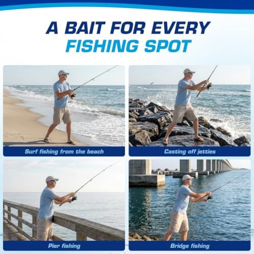 FishBites E-Z Flea Sand Flea Fishing Bait, Electric Chicken - Image 2