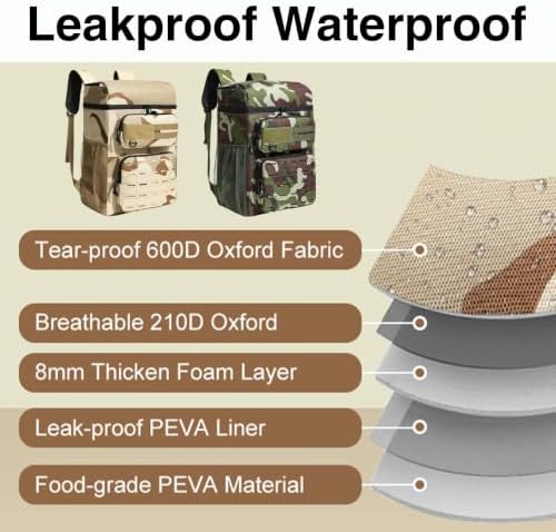 Backpack Cooler Insulated Leakproof, Soft Cooler Backpack for Beach - Image 3