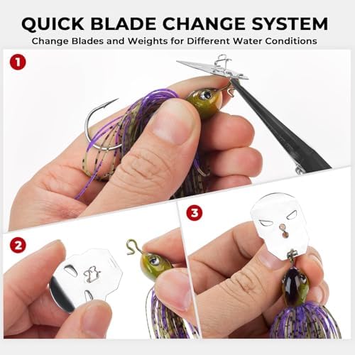 MadBite by KastKing Bladed Jigs Fishing Lures for Bass Fishing - Image 6