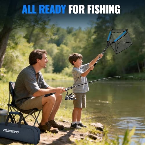 PLUSINNO Fishing Rod and Reel Combo Pole Gear Kit Telescopic Beginner - Image 7