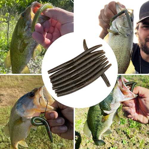 4"/5" Senko Worms Kit, Salt Impregnated Soft Plastic Lures - Image 6
