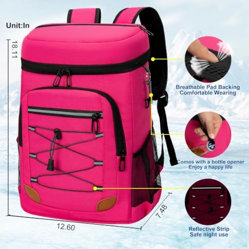 Backpack Cooler Insulated Leakproof, Soft Cooler Backpack for Beach - Image 6
