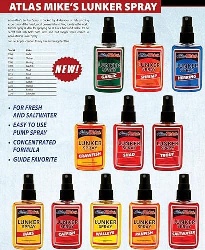 Atlas Mike's Lunker Spray 2oz, 2-Pack - Herring & Shrimp Fishing Bait Attractant - Boost Your Fishing Success | Ideal for Freshwater & Saltwater Anglers - Image 5