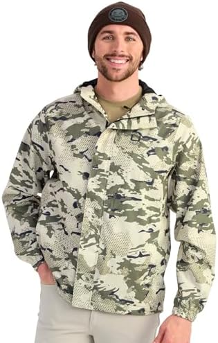 HUK Men's Storm Heavy Duty Rain Jacket 2.0, Waterproof, Windproof, Breathable Rain Coat for Fishing and Outdoor Activities by HUK