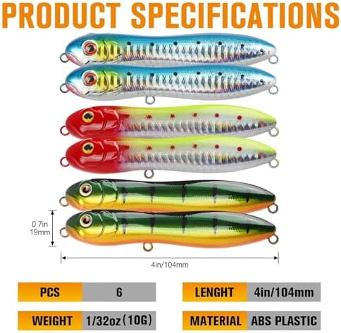 Dovesun Catfish Float Rigs with Catfish Rattles Rattling Catfish Tackle for Bank Fishing Santee Rig 6PCS - Image 5