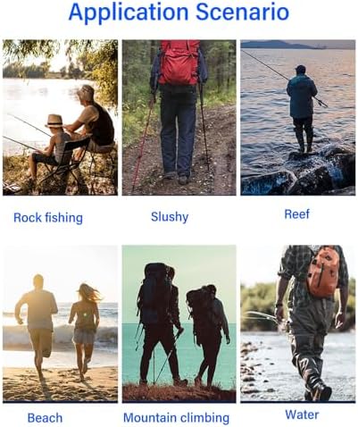 Rock Fishing Shoes Prevent Slip Felt Sole Professional Neoprene Fishing Boots with Steel Nails for Men Women OD Green - Image 5