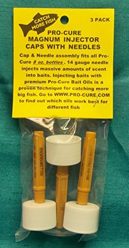 Pro-Cure Magnum Bait Injector Needles with Cap (Pack of 3), 8 Ounce - Image 2
