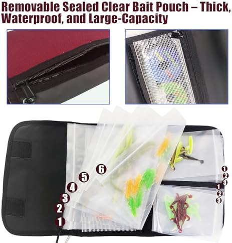 Aventik Soft Lure Storage Binder Bait Organizer - Image 2