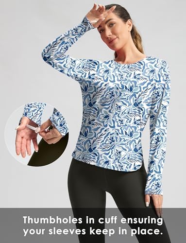 G Gradual Women's Sun Shirts UPF 50+ Long Sleeve Workout Hiking Tops - Image 6