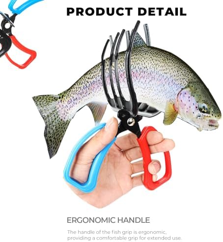 Fish Claw Gripper, Fishing Pliers Gripper, Metal Fish Control Clamp Claw, Fish Culling System Fish Gripper, Control Forceps for Catch Fish (3 Claw) - Image 4