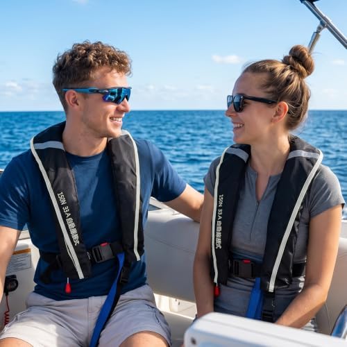 Automatic Inflatable Life Jacket,Preserver PFD for Adults,Life Vest for Adult,Supports Weight up to 330 pounds - Image 6