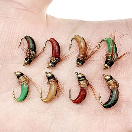 Fly Fishing Flies Kit Trout Steelhead Salmon Bass Flies Assortment 32Pcs-148pcs Include Dry Wet Flies Nymphs Streamers Maggot, Fly Lure Set - Image 6