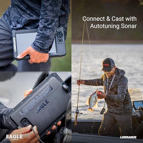 Lowrance Eagle Fish Finder, 4-to-9-inch, Sonar and C-MAP Options - Image 4