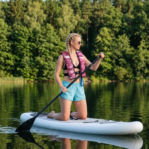 Manual Inflatable Life Jackets for Women,Life Vest for Adults,Preserver PFD for Women,Supports Weight up to 330 pounds - Image 4