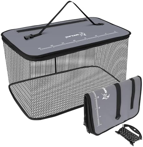 SANLIKE Floating Collapsible Fish Basket Live Minnow Storage Cage by SANLIKE