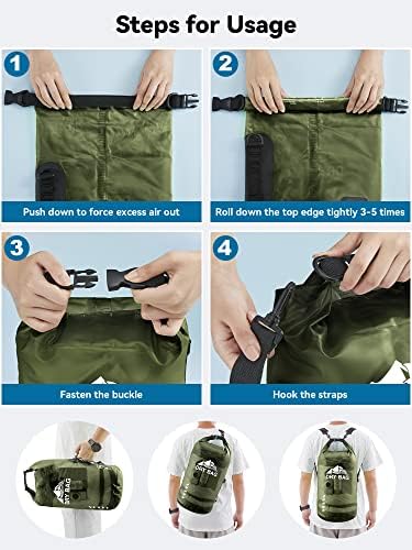 HEETA Dry Bag Waterproof Backpack with Phone Case 5L/10L/20L/30L/40L - Image 5