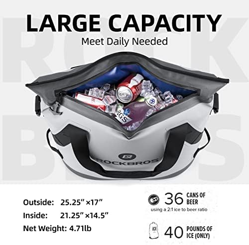 ROCKBROS Backpack Cooler for Camping Fishing Party Outdoor Adventure Picnic - Image 4