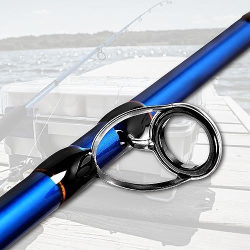 Fiblink 2-Piece Saltwater Spinning Fishing Rod Offshore Graphite Portable Fishing Rod (7 Feet) - Image 2