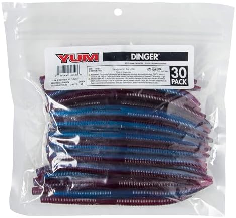 Yum Lures Dinger 5" Bulk 30-Pack by YUMBaitCo
