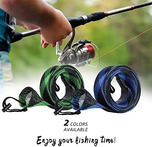 SF Fishing Rod Socks Pole Sleeve Cover Protector Gloves - Image 5