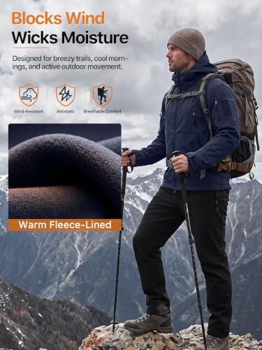 FREE SOLDIER Men's Hooded Waterproof Softshell Jacket - Image 4