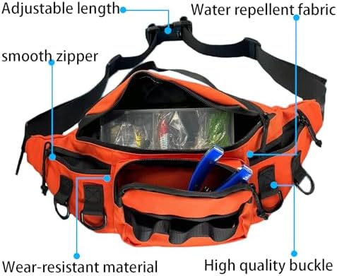 Fishing Fanny Pack for Men -Fishing Fanny Pack-Lightweight and Fishing Sling Pack - Image 3