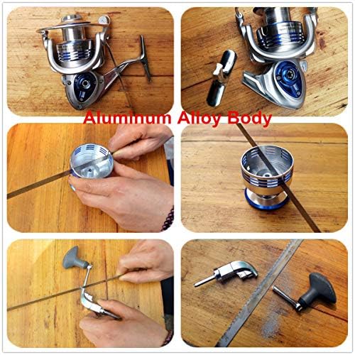 Diwa Spinning Fishing Reels for Saltwater Freshwater 3000 4000 5000 6000 7000 Spools Ultra Smooth Ultralight Powerful Trout Bass Carp Gear Stainless Ball Bearings Metal Body Ice Fishing Reels - Image 4