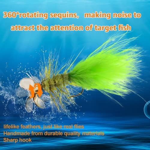 Fly Fishing Poppers Dry Flies Topwater Lures Bass Trout Kit Pro XL - Image 6