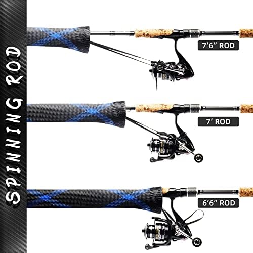 SF Fishing Rod Socks Pole Sleeve Cover Protector Gloves - Image 6