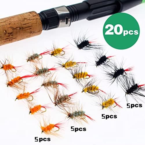 Fly Fishing Poppers, Topwater Fishing Lures Bass Crappie Bluegill Sunfish Panfish Trout Salmon Perch Steelhead Flies for Fly Fishing Bass Panfish Bluegill Trout Salmon - Image 4