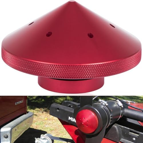 Eliminator Trolling Motor Prop Nut Billet Aluminum Custom Fit For MinnKota 80, 101 and 112 lb Models (GFEL-MK-BK-DP) - RED by Camoo