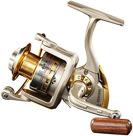 Diwa Spinning Fishing Reels for Saltwater Freshwater 1000 2000 3000 4000 5000 6000 Series Fishing Spool Left/Right Interchangeable Trout Carp Spinning Reel Light and Smooth by Diwa