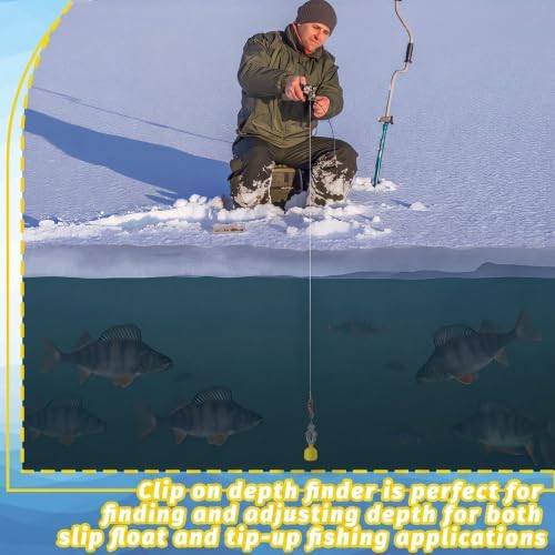 Copkim 4 Pcs Clip-on Fishing Depth Finder - Image 5