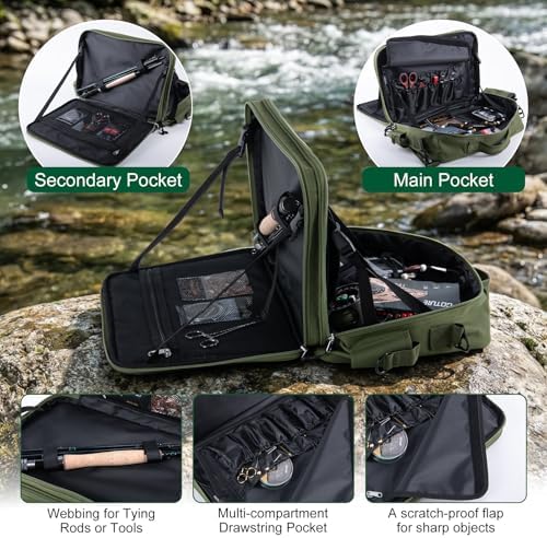 Goture Fly Fishing Kit & Gear Bag, 9FT Fly Rod and Reel Combo - Image 5