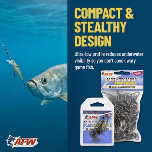 AFW Mighty-Mini Wire Fishing Swivels - Image 3