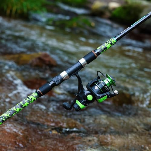 Sougayilang 3 Piece Surf Fishing Rod Combo Medium/Heavy Travel Spinning Rod with 4000/5000 Size Reel Baitfeeder Combo(9'/10'/11'12') - Image 6