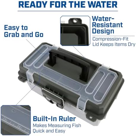 Sheffield 12670 13" Made in USA Tackle Box w/Lift Out Tray & Deep Storage - Image 5