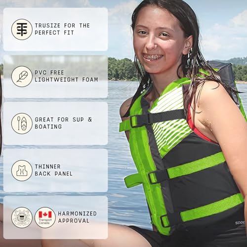 Stohlquist Fit Youth Life Jacket - Coast Guard Approved, High Mobility PFD, Buoyancy Foam, Fully Adjustable for Children Around 75-125 lbs - Image 4