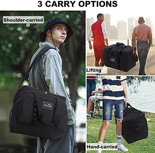 48 Can Insulated Soft Sided Collapsible Cooler Bag Ice Chest - Image 4