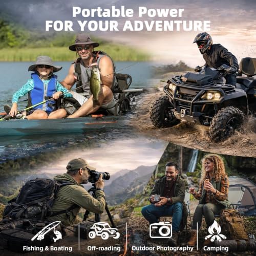 12V Portable Lithium Fish Finder Battery Kit, Aluminum Alloy Case - Image 7