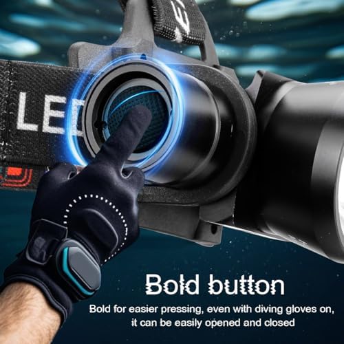3000LM IP68 Waterproof Diving Headlamp 3 Modes Scuba Dive Light - Image 5