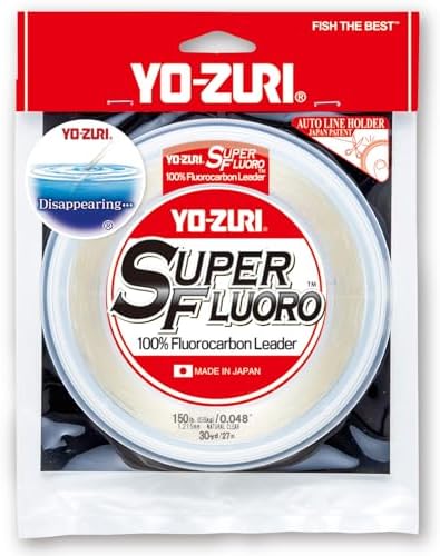 YO-Zuri Fluorocarbon Line Super Fluoro 30YDS/100YDS Color: Clear by DUEL
