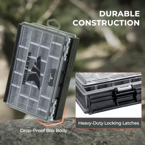 KastKing HyperSeal 3500 Double-Sided Waterproof Fishing Tackle Box, 1 Pack - Image 5
