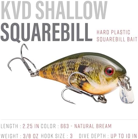 Strike King KVD 1.5 Shallow Square Bill Crankbait - Image 2