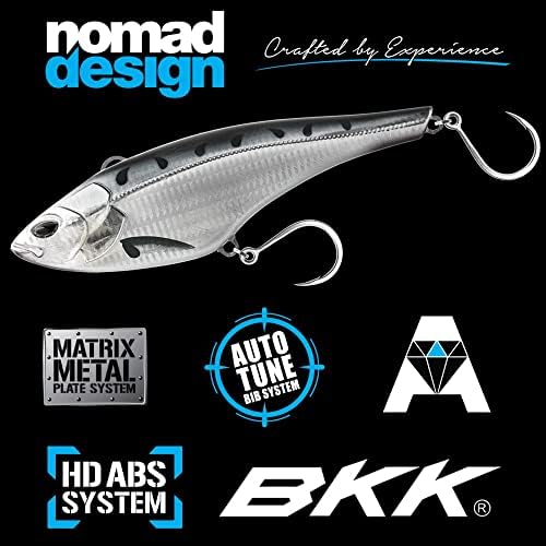 Nomad Design Madmacs High-Speed Sinking Trolling Lure with BKK Hooks - Image 3