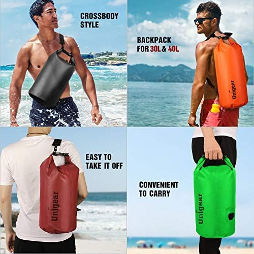 Unigear Floating Waterproof Dry Bag for Kayaking, 2L/5L/10L/20L/30L/40L - Image 3
