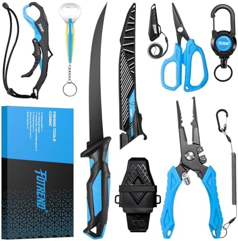 Fillet Knife Kit Combo,Fishing Gear and Gifts for Men by Fotrend