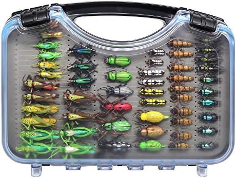 YZD Trout Fly Fishing Flies Collection 194/118/69 Premium Flies Dry Wet Nymph Streamers Fly Assortment with Fly Box Flyfishing Flys Lures Kits - Image 2